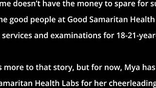Dr. Tampa's Bratty Orphan Cheerleading Physical with Mya