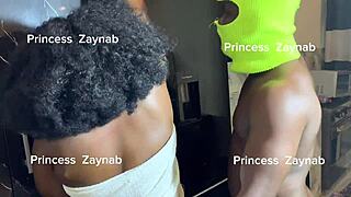 Bent over in kitchen for intense doggy fuck