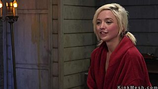 i watched blonde slave endure brutal choking and gagging torment.