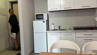 You Want to Keep Your Job? Then Strip Off Those Knickers and Take My Hard Punishment!