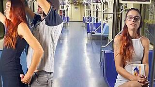 this pervert cums on the passenger's chest on the public bus