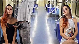 this pervert cums on the passenger's chest on the public bus