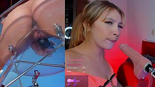 Latina Girl Enjoys Machine Sucking Gently While Vibrator Fills Her Pussy In Domination Scene