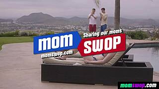 momswop - desperate step moms caught by stepsons in a messy bikini orgy