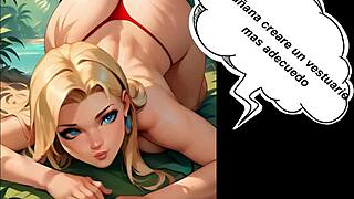 I’m lost in this wild jungle comic with intense gangbang action