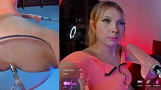 Latina Girl Enjoys Machine Sucking Gently While Vibrator Fills Her Pussy In Domination Scene