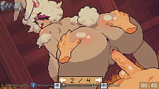 Sloppy bunny vaginal sex with big tits and ass