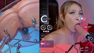 Latina Girl Enjoys Machine Sucking Gently While Vibrator Fills Her Pussy In Domination Scene