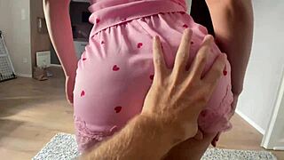 hot busty 18yo teen gives ultimate morning blowjob with cum in mouth