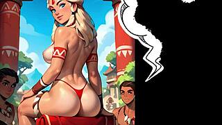 I’m lost in this wild jungle comic with intense gangbang action