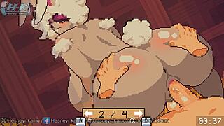 Sloppy bunny vaginal sex with big tits and ass