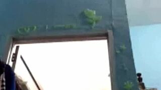 Indonesian Teen Bathes on Webcam, Revealing Intimate Moments