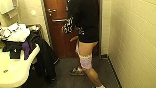 Whore Gets Anal in Mall Baths