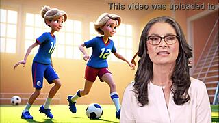 French Mom and Stepson Play Naughty Foot Games Together