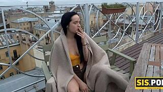 sis porn flapper greedily sucks stepbrothers dick and has vaginal sex