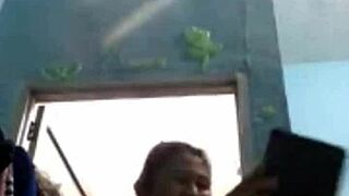 Indonesian Teen Bathes on Webcam, Revealing Intimate Moments