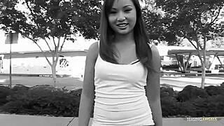 Naughty Asian Babe Felt Thrilled in Intense Interracial Threesome Action