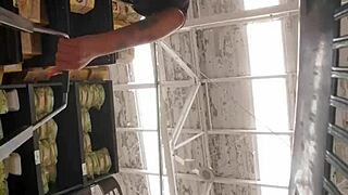 Hey, check out that big-ass mexican latina in the supermarket.