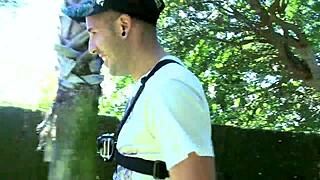 Silvia Valencia stars in this hardcore outdoor amateur scene with cumshot and facial.