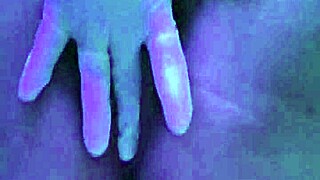 Craving a big juicy cock during solo massage session with squirting!