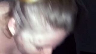 the best blowjob from my wife, sucking monster cock at home