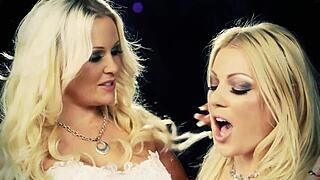 hot lesbian babes indulge in smoking fetish and passionate kissing