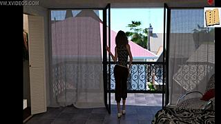 a wife and her stepmother play a game together