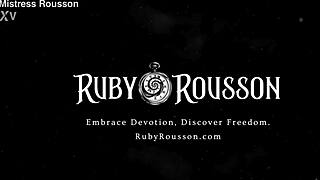 Ruby rousson's chastity arousal study leads to final release