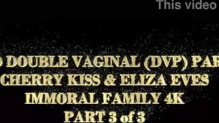 Eliza Eves takes on double penetration in a crazy stepfamily gangbang, wow!