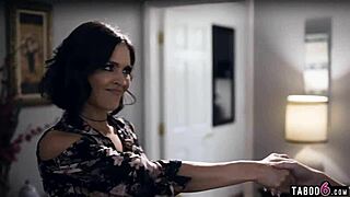 paranoid wife doesn't trust the new teen babysitter with big tits taboo group milf threesome