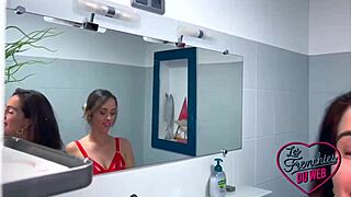 joy and anita seemed to enjoy a beautiful lingerie trio with big tits