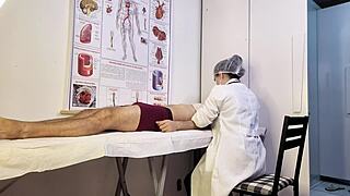 Patient Gets Hard During Exam, Nurse Faces Rough Deepthroat