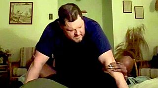 Ebony amateur bends over for coworker after hours—guess who’s riding hard?