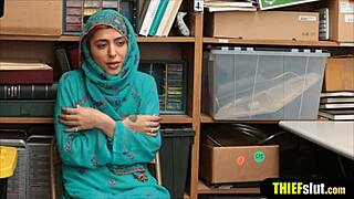 Cute Muslim Chick in Hijab Gets Nailed Hard on Mall CCTV.