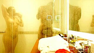 Cheating in the shower with big black cock