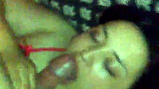 i feel that latina sucking me so good with her blowjob skills