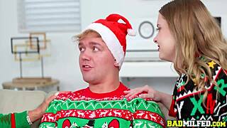 i filthy family christmas threesome with mother in law and milf group sex