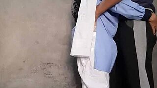 Hey, ever seen Indian school lovers getting wild with doggystyle anal?