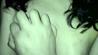 Skinny Asian roommate gifts lingerie then pounds my ass hard