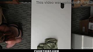 caught lp officer fucking teen in garage with big cock doggystyle