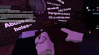 The BBC lover from Roblox says she wants an intense session with me