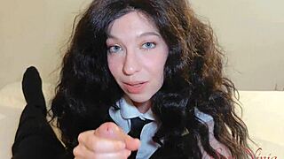 should this school girl let me fuck her curvy ass and tits?