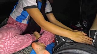 I invited her camping and fucked her raw under her pajamas without a condom