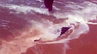 feeling free flashing naked on african beach