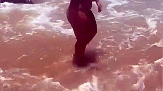 feeling free flashing naked on african beach