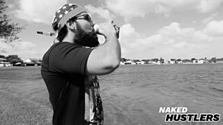 Priya Price, ebony teen, talks dirty while sucking big cock