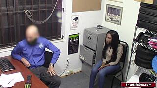 Ebony Teen 18+ Babe Deepthroats Interracially Before Getting Hardcore Fucked for Stealing Phones