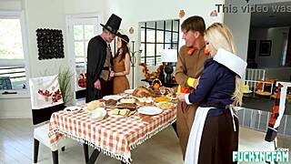 dirty family bangs hard before the holiday feast