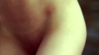 sensual babe TEASES shaved pussy in SLOW MOTION erotica by the OCEAN