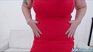 Redhead BBW Milf Tammy Jean Fingers And Toys Her Big Natural Tits And Pussy
